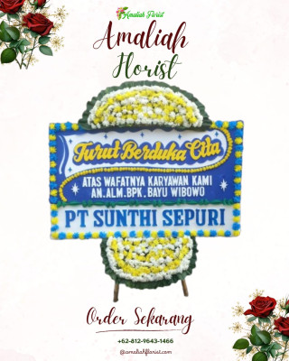 Papan Bunga Duka di Semugih